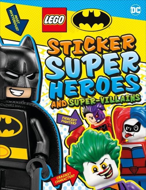 DC Comics Super Heroes: Batman: Sticker Super Heroes and Super-Villains LEGO set (#9780241409282-1)
