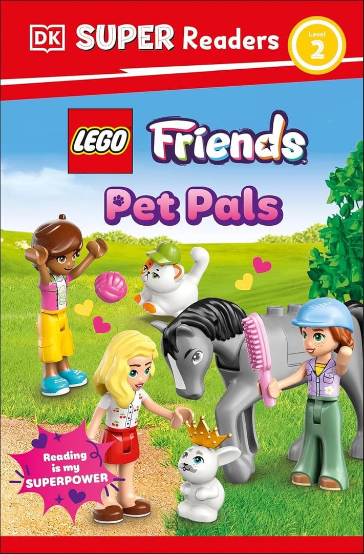DK Super Readers Level 2: Friends: Pet Pals LEGO set (#9780241785836-1)