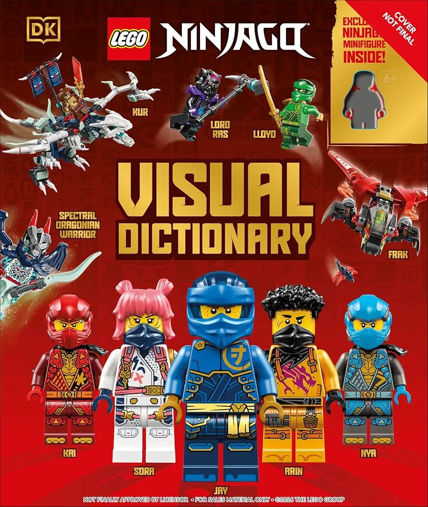 Ninjago: Dragons Rising: Visual Dictionary LEGO Non-fiction Books set (#9780241789940-1, 2026)