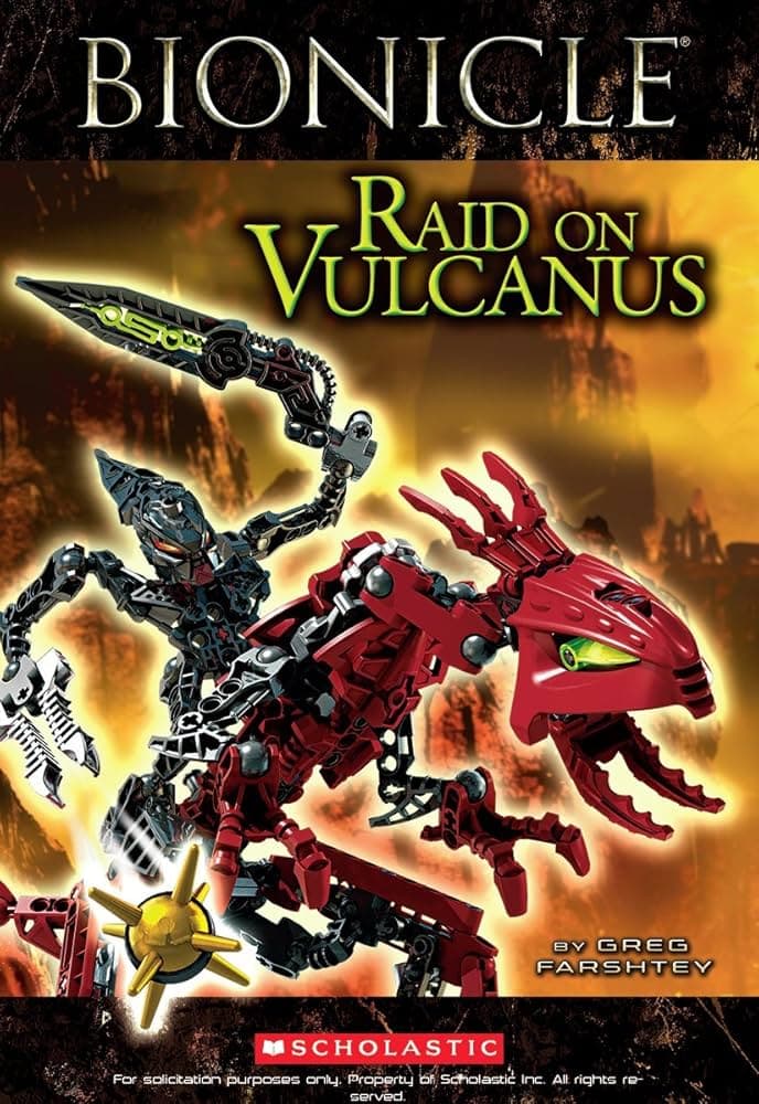 BIONICLE: Raid on Vulcanus LEGO Story Books set (#9780545093350-1, 2009)