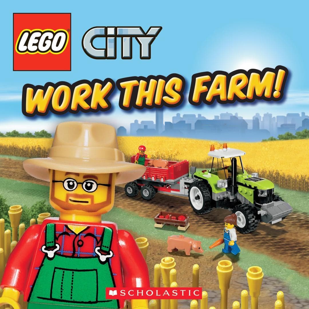 City: Work This Farm LEGO Story Books set (#9780545298575-1, 2011)