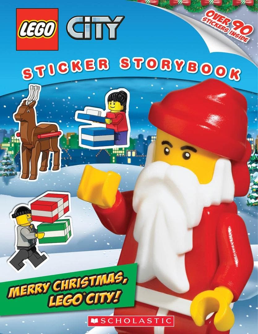 City: Merry Christmas, LEGO City: Sticker Storybook LEGO set (#9780545423960-1)