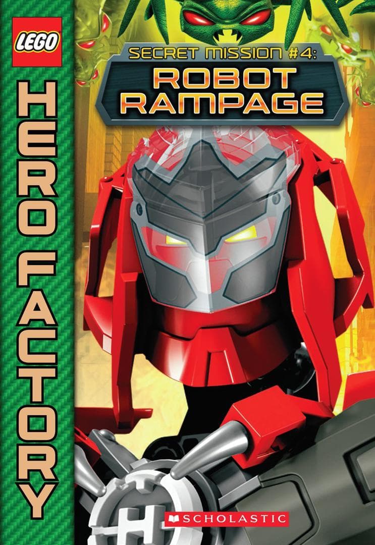 Hero Factory: Secret Mission #4: Robot Rampage LEGO Story Books set (#9780545476720-1, 2013)
