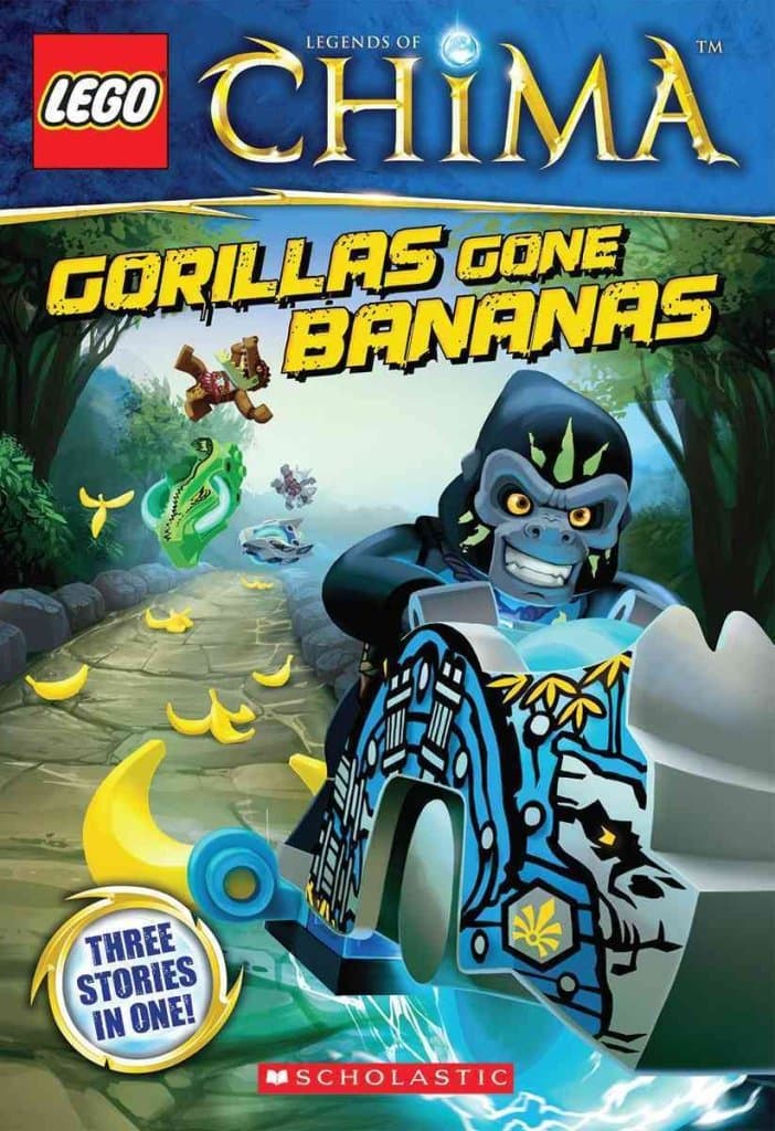 Legends of Chima: Gorillas Gone Bananas LEGO Story Books set (#9780545517522-1, 2013)