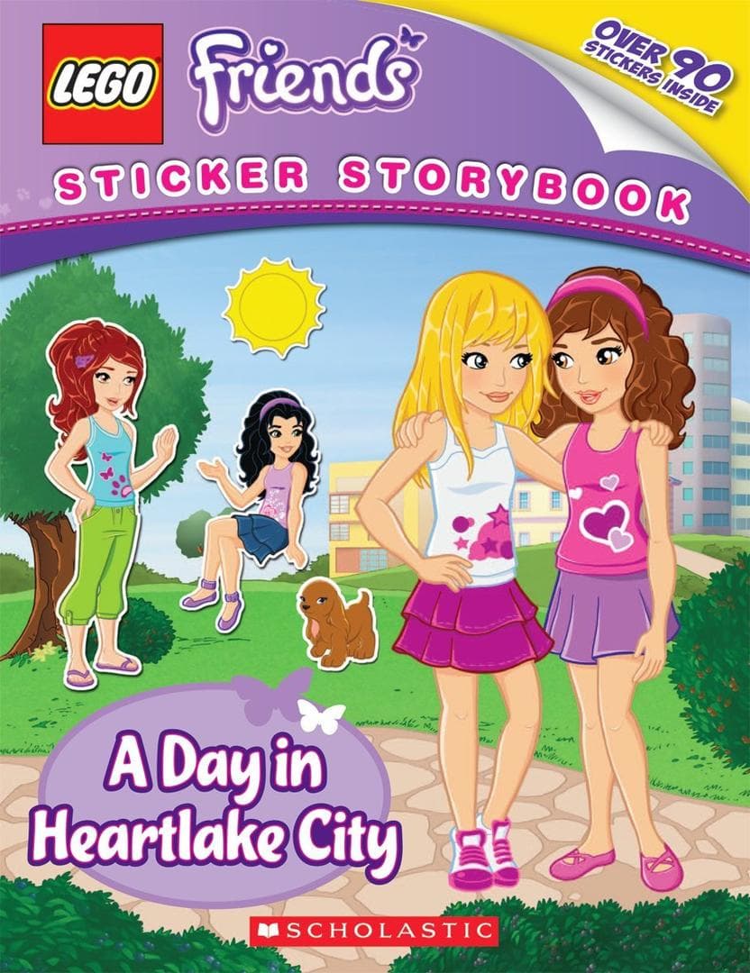 Friends: A Day in Heartlake City: Sticker Storybook LEGO set (#9780545517577-1)