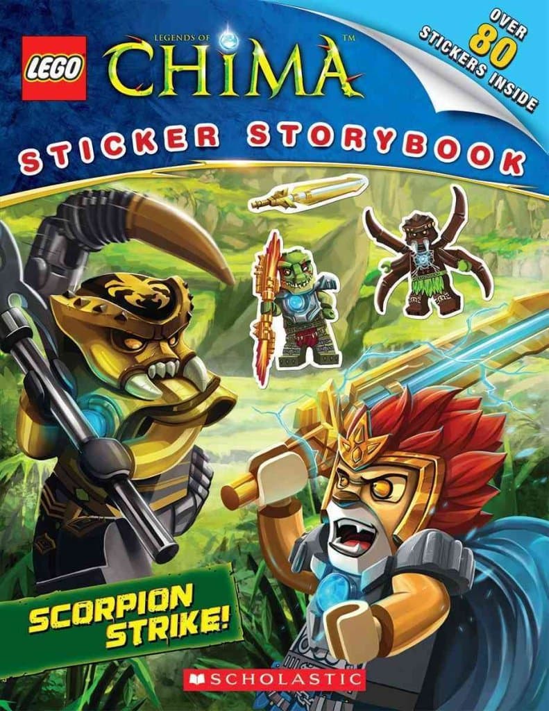 Legends of Chima: Scorpion Strike: Sticker Storybook LEGO set (#9780545605878-1)