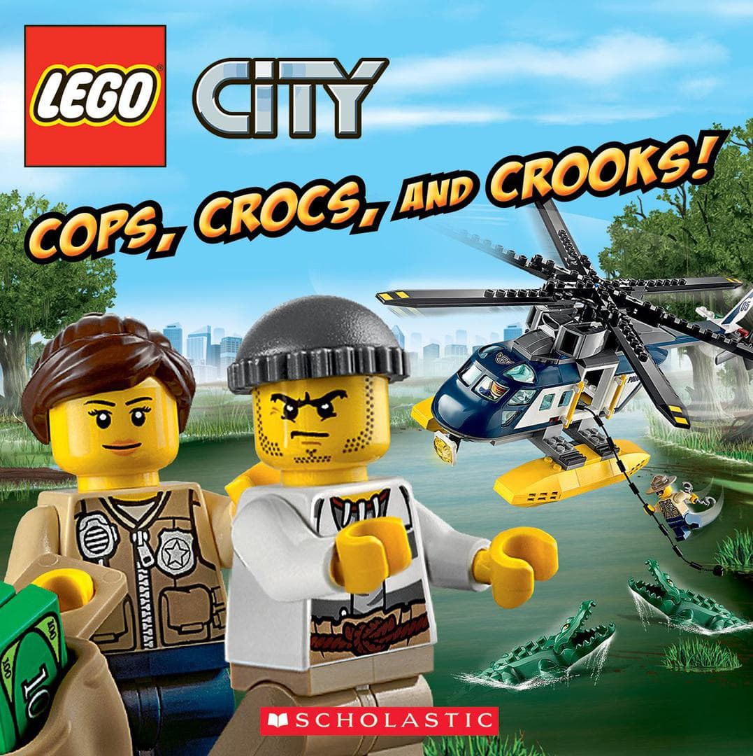 City: Cops, Crocs, and Crooks! LEGO Story Books set (#9780545785259-1, 2016)