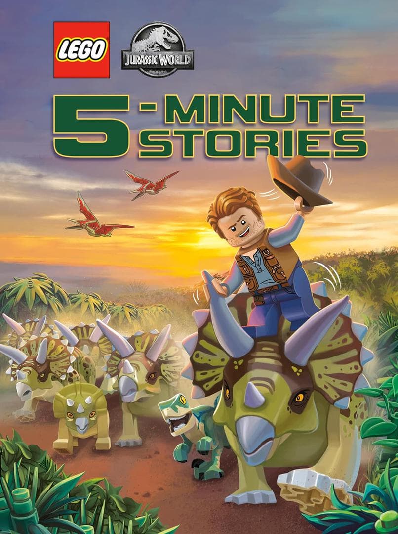 Jurassic World: 5-Minute Stories LEGO Story Books set (#9780593379394-1, 2022)