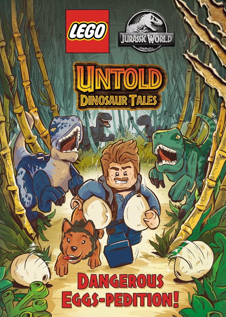 Jurassic World: Untold Dinosaur Tales: Dangerous Eggs-Pedition LEGO Story Books set (#9780593482988-1, 2022)