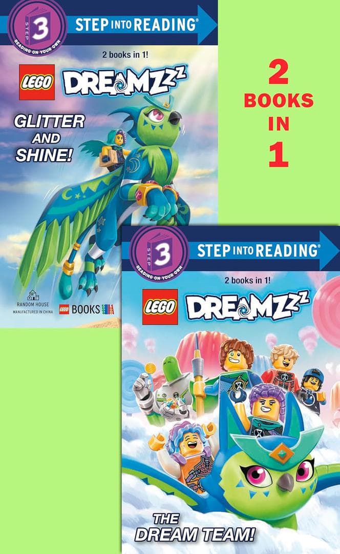 Dreamzzz: The Dream Team!/Glitter and Shine! LEGO Story Books set (#9780593896600-1, 2024)
