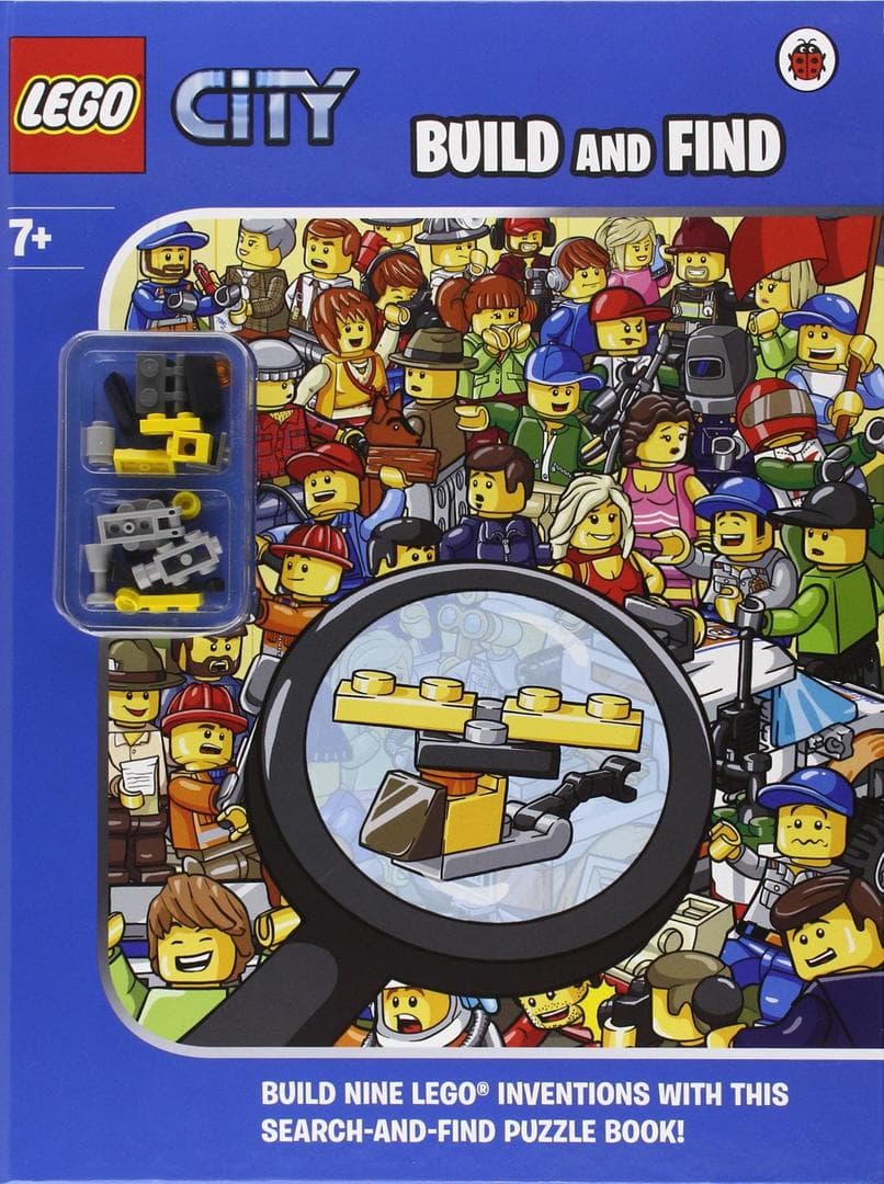 City: Build and Find LEGO Activity Books with LEGO Parts set (#9780723297741-1, 2014)