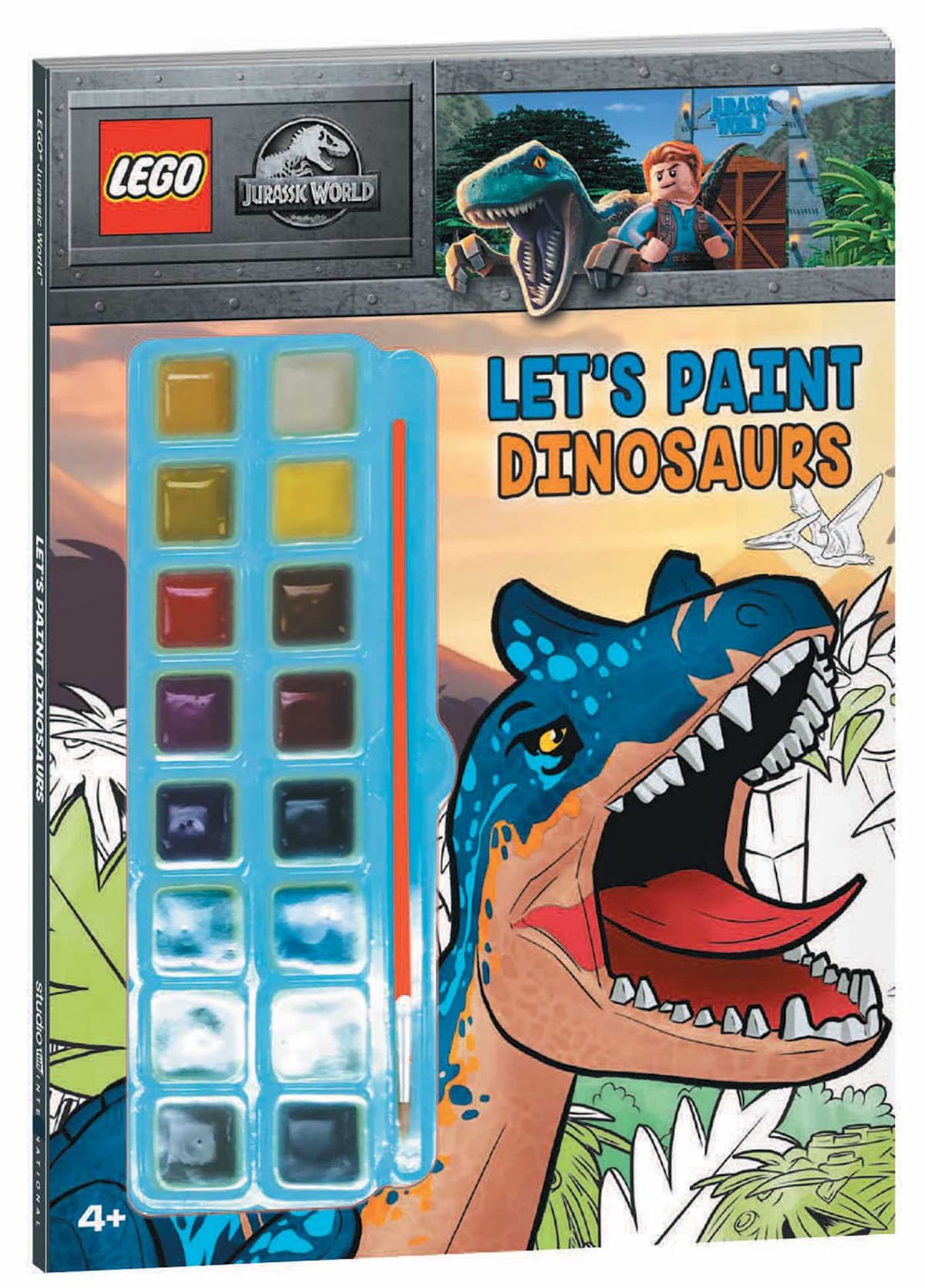 Jurassic World: Let's Paint Dinosaurs LEGO set (#9780794447175-1)