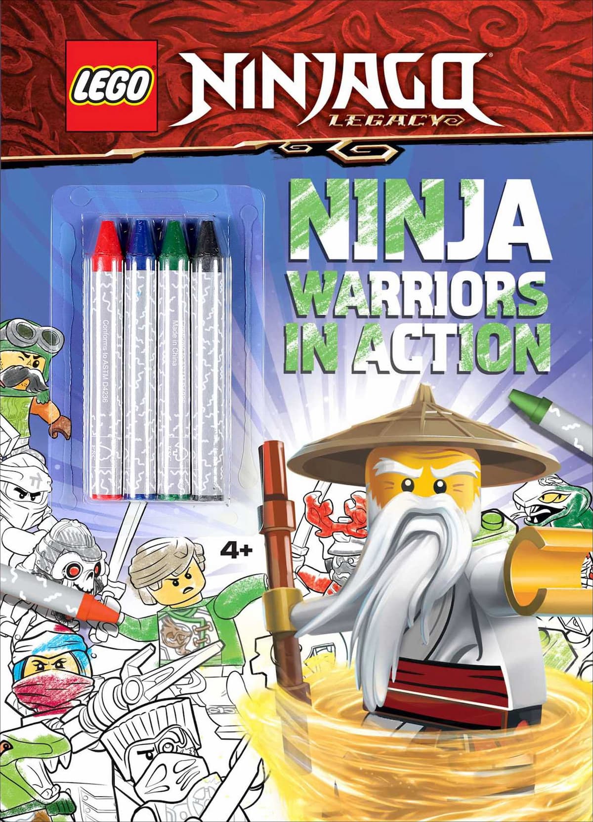 Ninjago Legacy: Ninja Warriors in Action! LEGO set (#9780794447540-1)