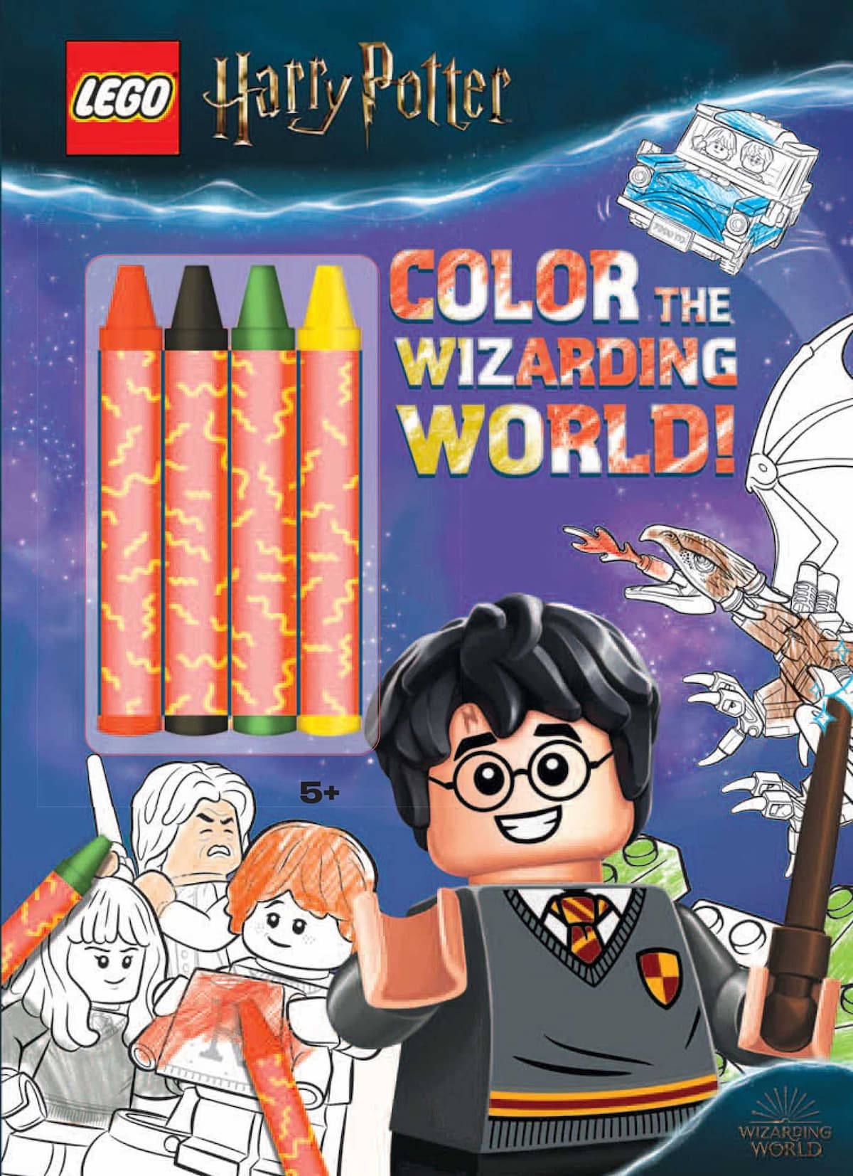 Harry Potter: Color the Wizarding World! LEGO set (#9780794448325-1)