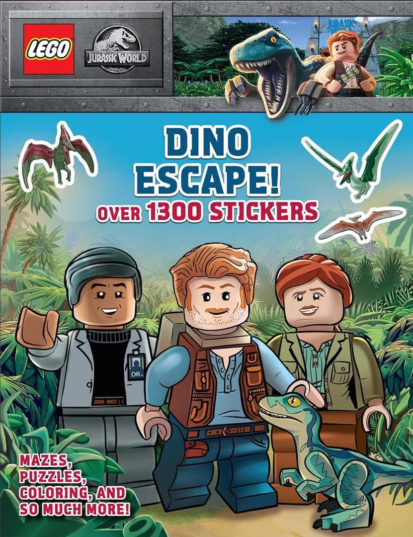 Jurassic World: Dino Escape: Over 1300 Stickers LEGO set (#9780794448424-1)