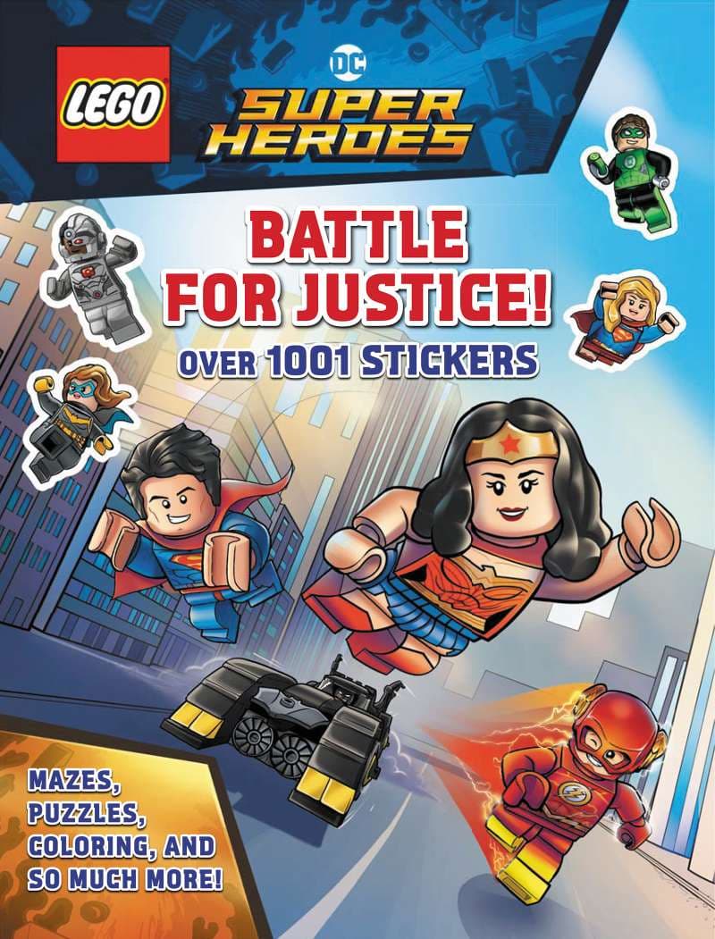 DC Comics Super Heroes: Battle for Justice: Over 1001 Stickers LEGO set (#9780794448561-1)