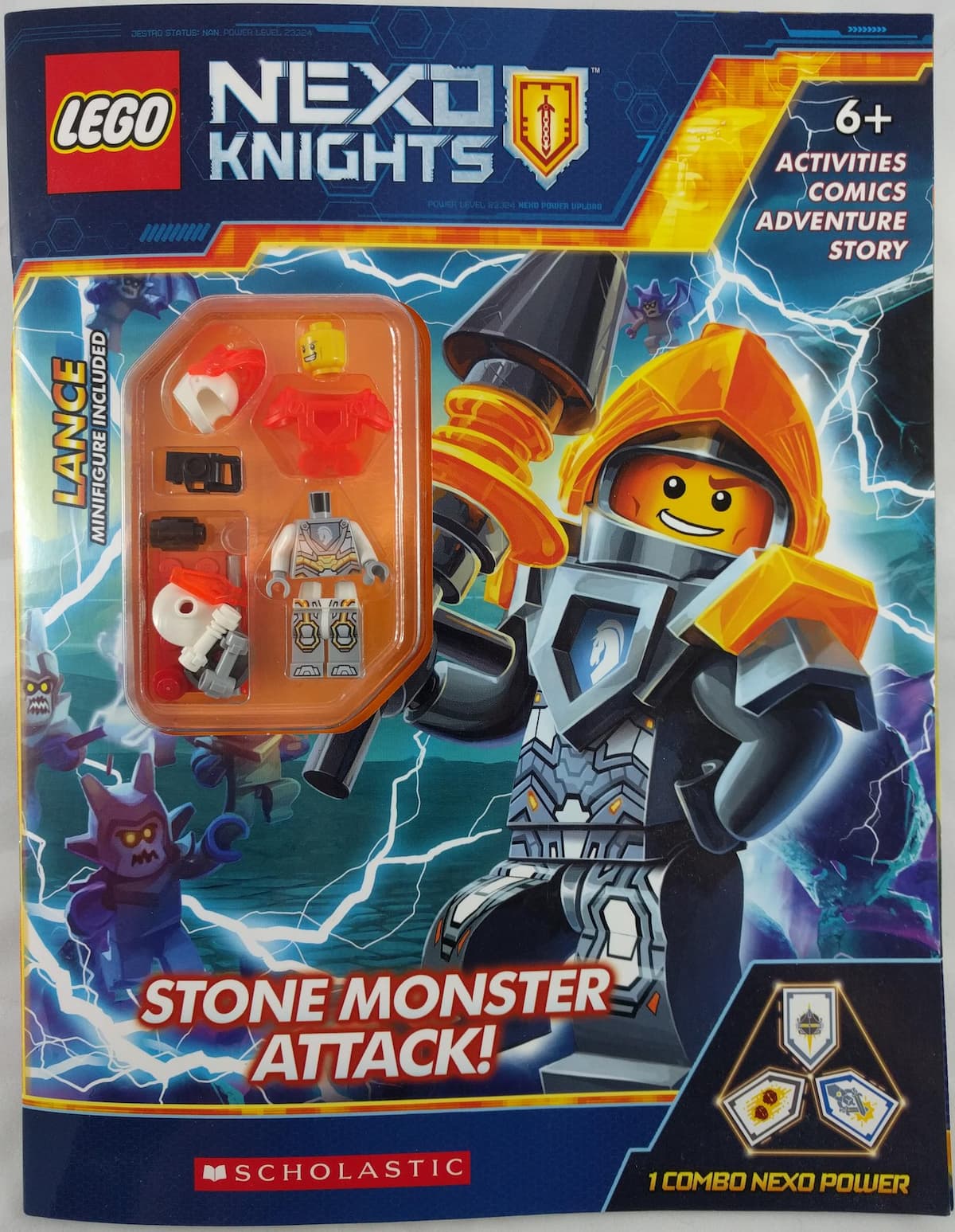 Nexo Knights: Stone Monster Attack! LEGO set (#9781338055603-1)