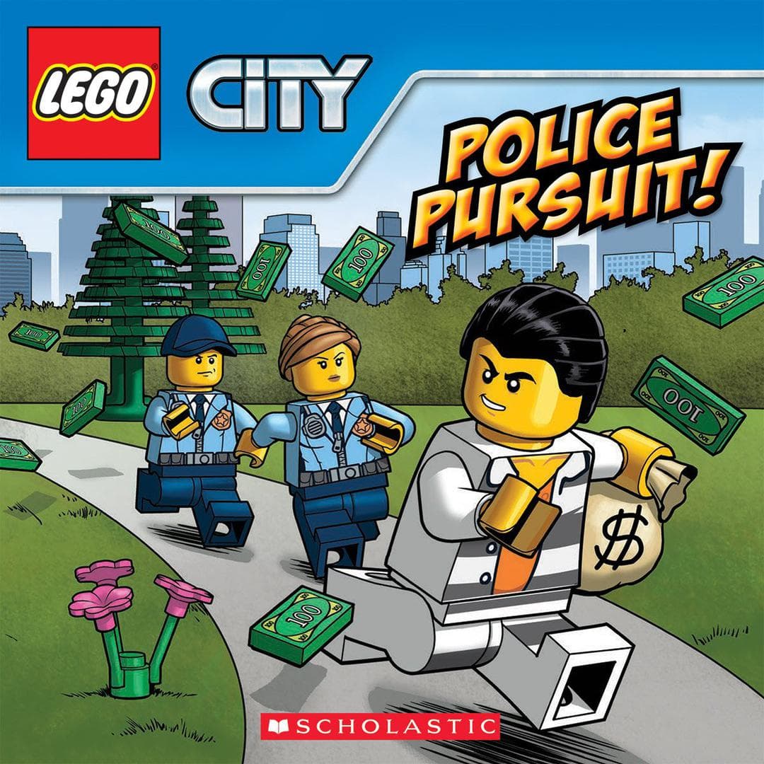 City: Police Pursuit! LEGO Story Books set (#9781338117509-1, 2017)