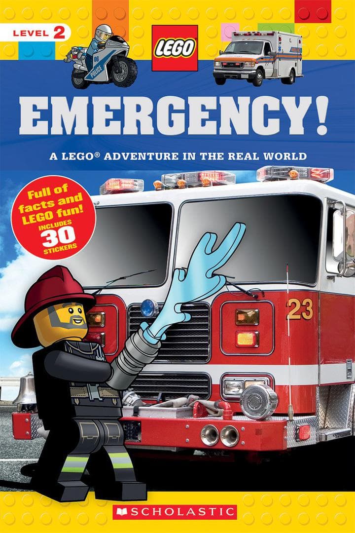 Emergency!: A LEGO Adventure in the Real World LEGO Non-fiction Books set (#9781338149142-1, 2017)