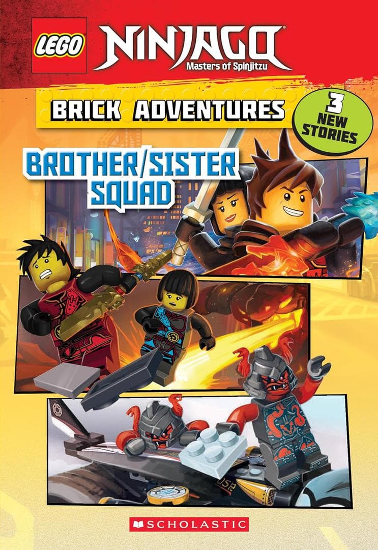 Ninjago: Brother/Sister Squad LEGO Story Books set (#9781338173802-1, 2018)