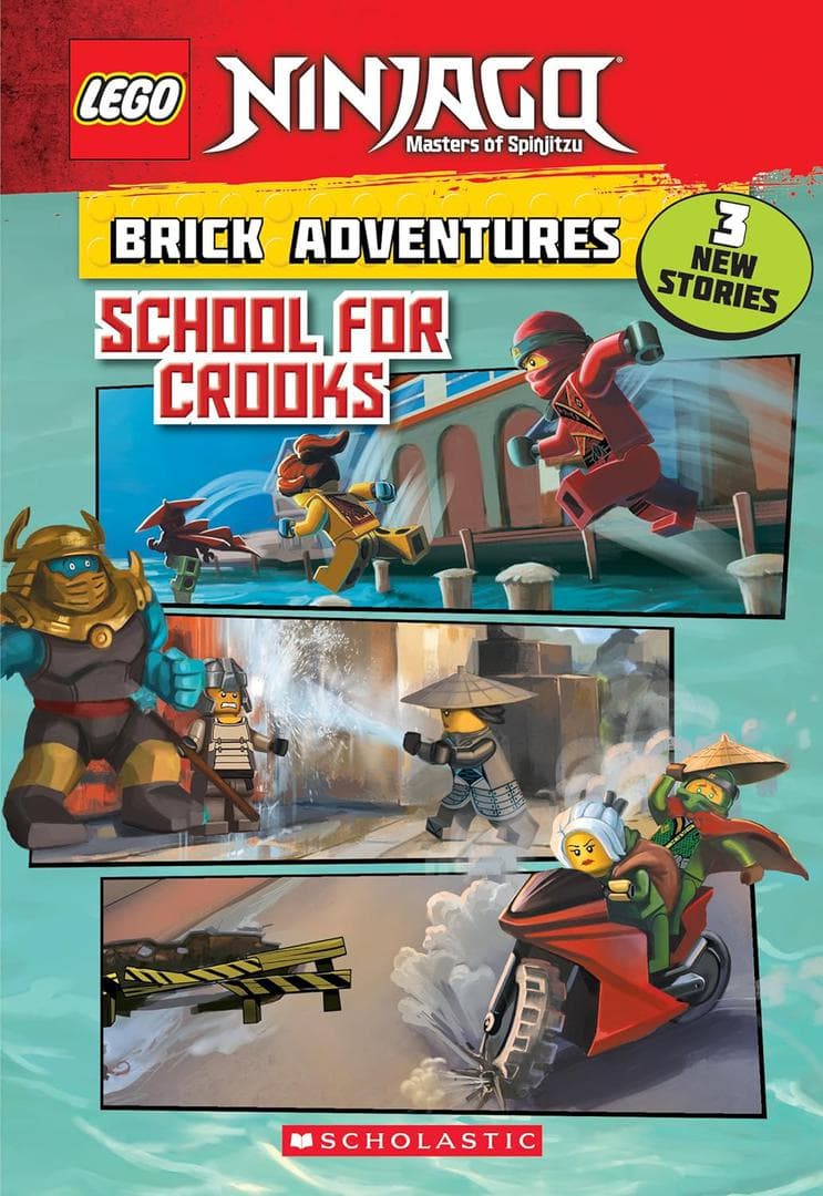 Ninjago: Brick Adventures: School For Crooks LEGO set (#9781338262490-1)