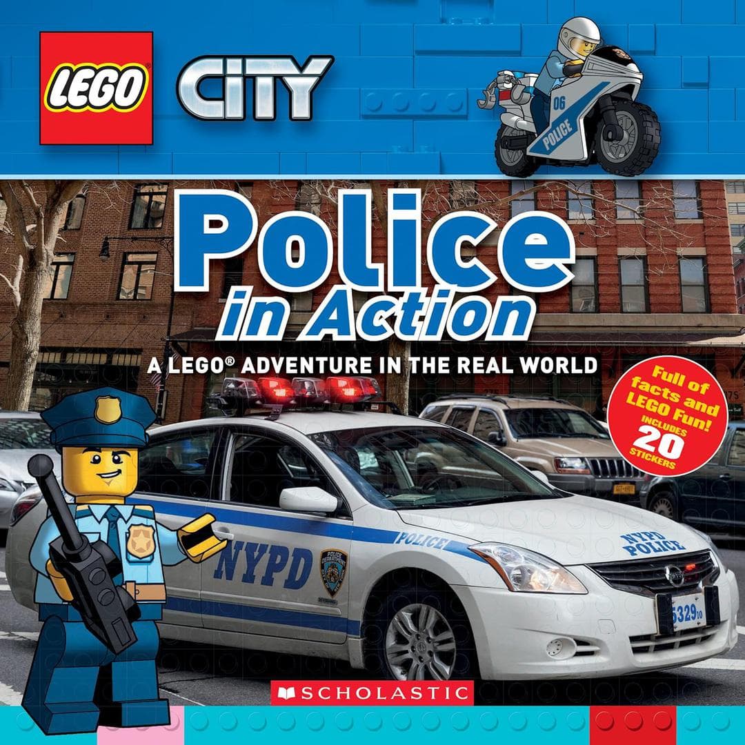 City: Police in Action: A LEGO Adventure in the Real World LEGO Non-fiction Books set (#9781338283421-1, 2018)