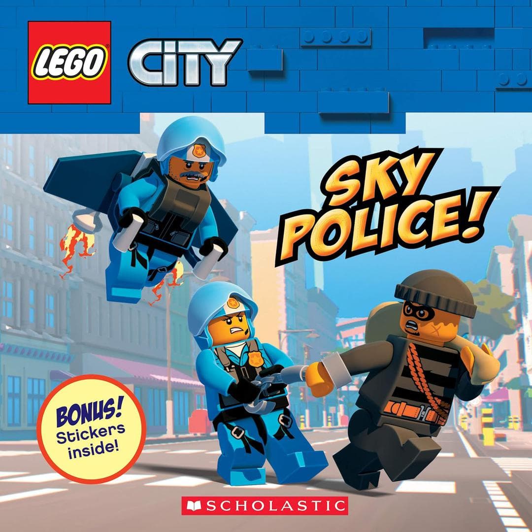 City: Sky Police! LEGO Story Books set (#9781338625912-1, 2019)