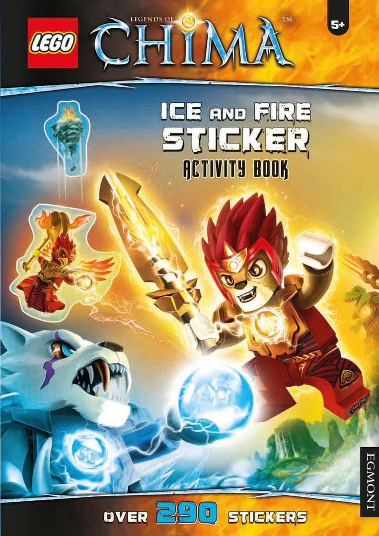 Legends of Chima: Ice and Fire: Sticker Activity Book LEGO set (#9781405278041-1)