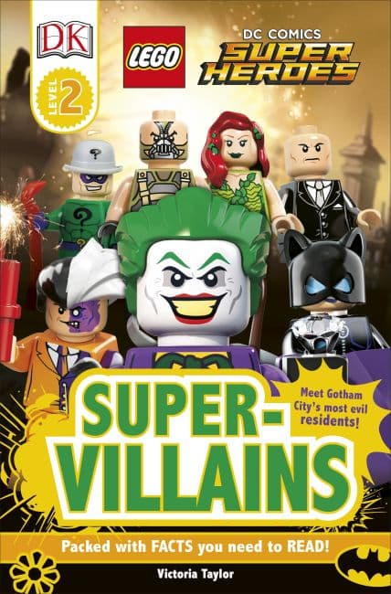 DK Readers Level 2: DC Comics Super Heroes: Super-Villains LEGO set (#9781465401762-1)