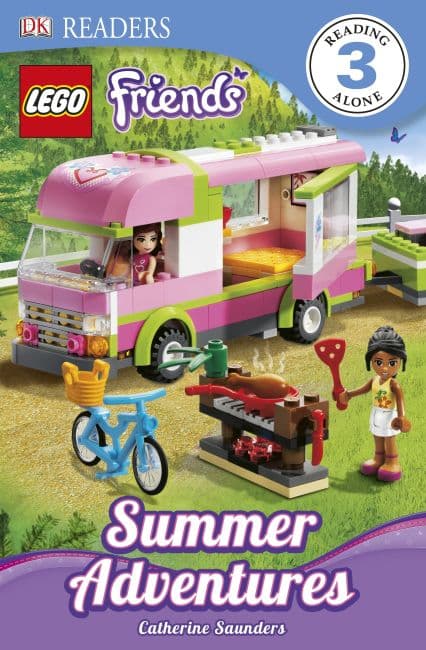 DK Readers Level 3: Friends: Summer Adventures LEGO Story Books set (#9781465402592-1, 2013)