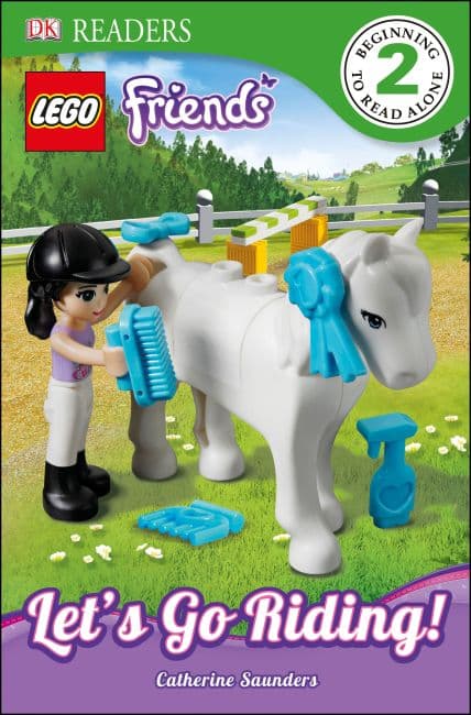 DK Readers Level 2: Friends: Let's Go Riding! LEGO set (#9781465402615-1)