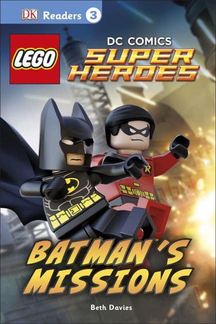 DK Readers Level 3: DC Comics Super Heroes: Batman's Missions LEGO Story Books set (#9781465430137-1, 2015)