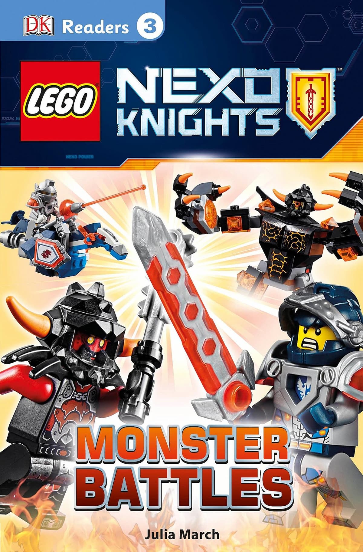 DK Readers Level 3: Nexo Knights: Monster Battles LEGO Story Books set (#9781465444769-1, 2016)