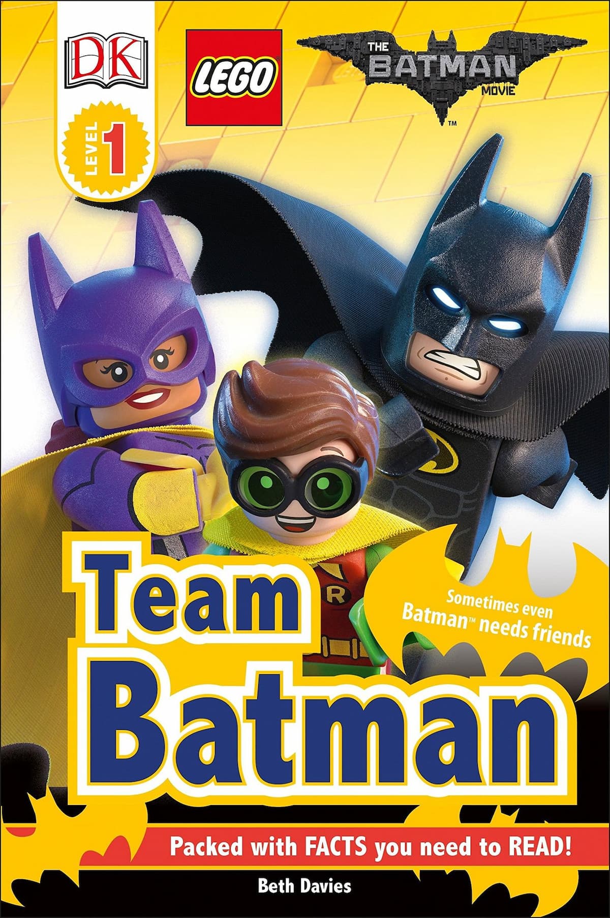 DK Readers Level 1: The LEGO Batman Movie: Team Batman LEGO Story Books set (#9781465458599-1, 2016)
