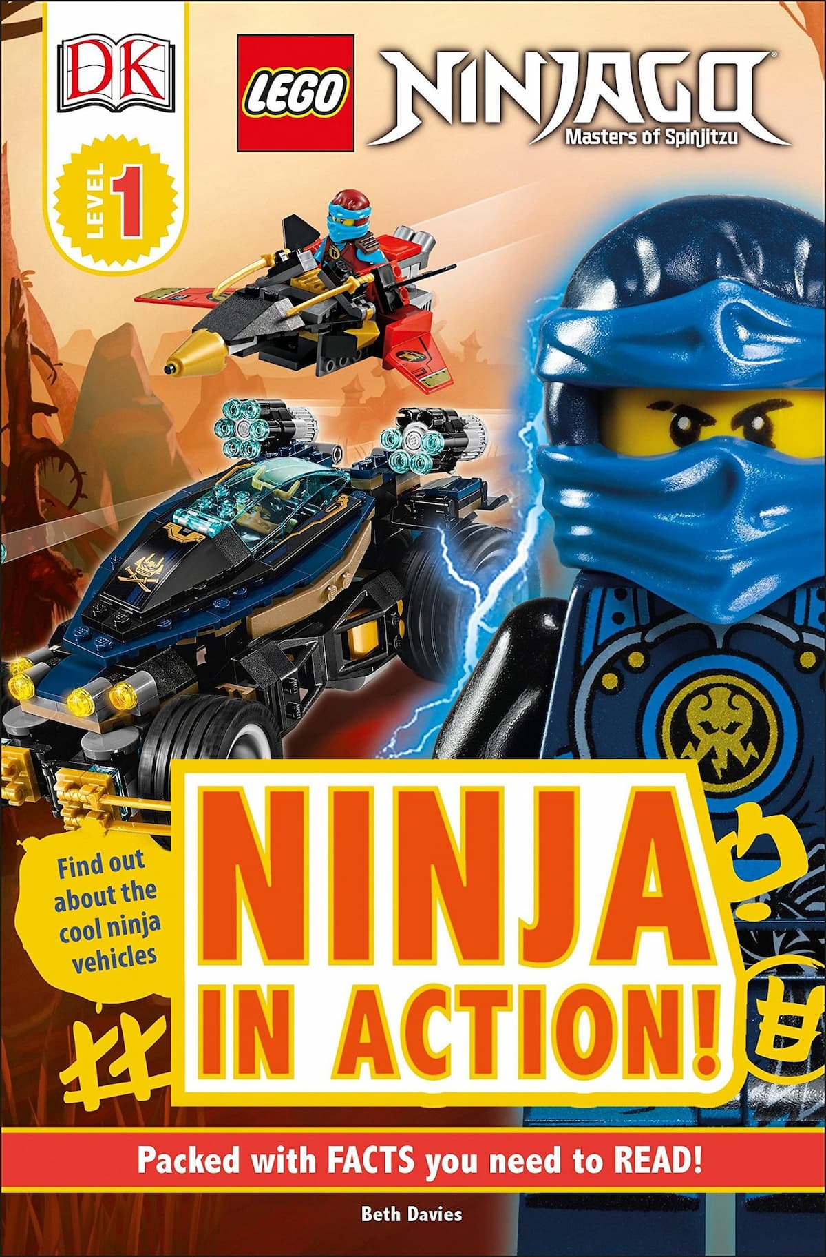DK Readers Level 1: Ninjago: Ninja in Action! LEGO Story Books set (#9781465466594-1, 2018)