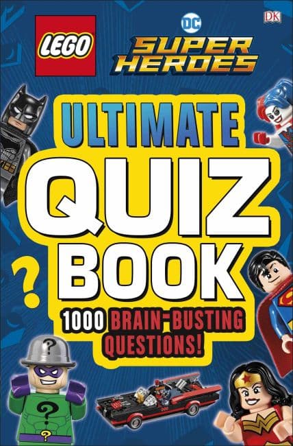 DC Comics Super Heroes: Ultimate Quiz Book LEGO Non-fiction Books set (#9781465467577-1, 2018)
