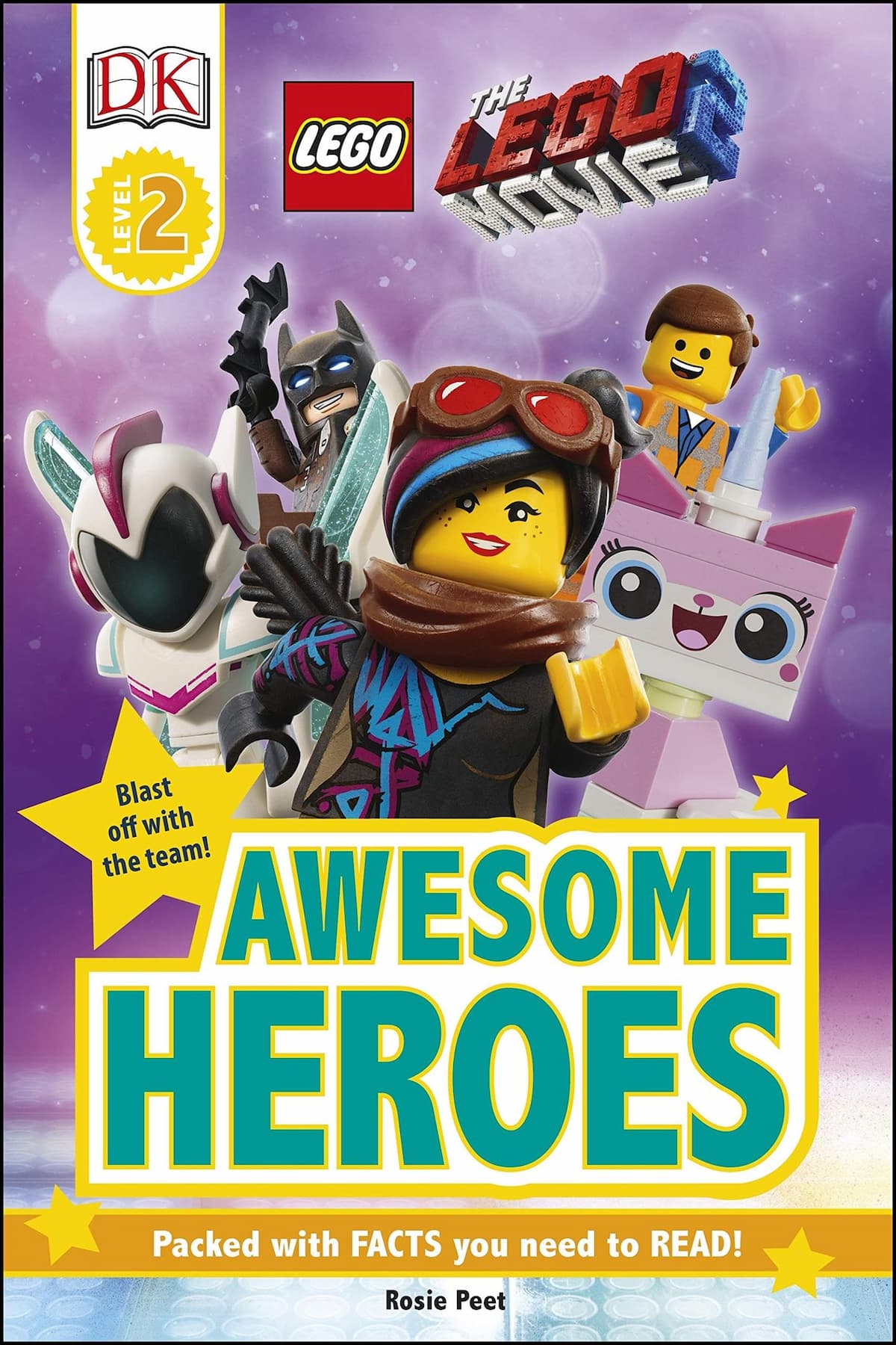 DK Readers Level 2: The LEGO Movie 2: Awesome Heroes LEGO set (#9781465480378-1)