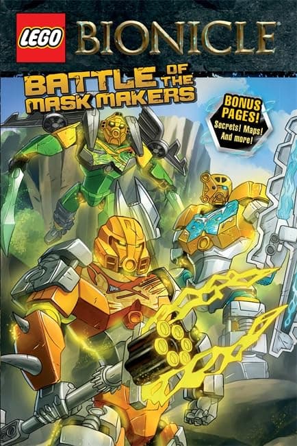 BIONICLE: Battle of the Mask Makers LEGO Story Books set (#9781510200548-1, 2015)