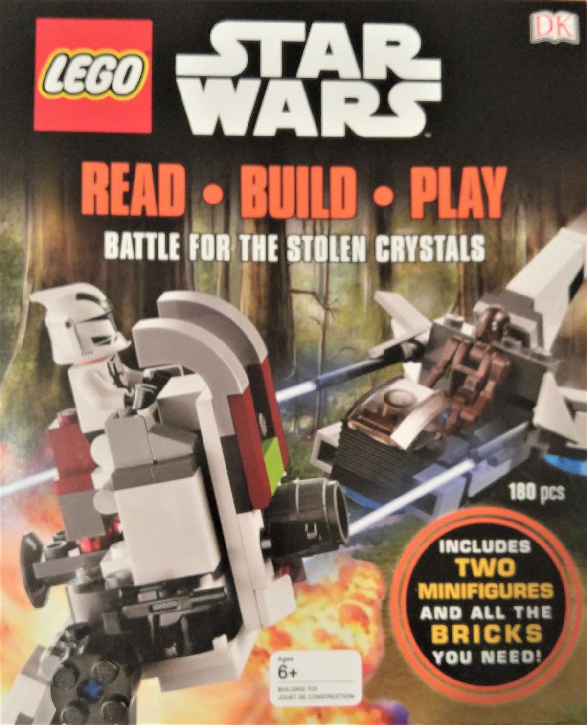 Star Wars: Read Build Play - Battle for the Stolen Crystals LEGO set (#9781553632832-1)