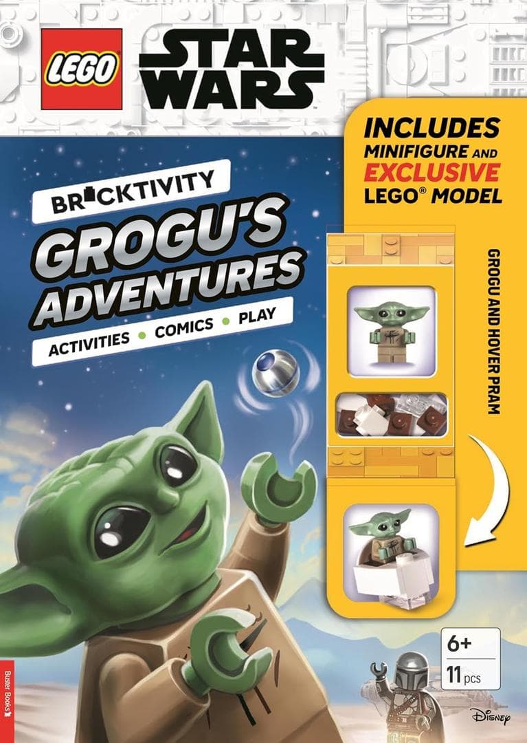 Star Wars: Grogu's Adventures LEGO Activity Books with LEGO Parts set (#9781837251773-1, 2026)