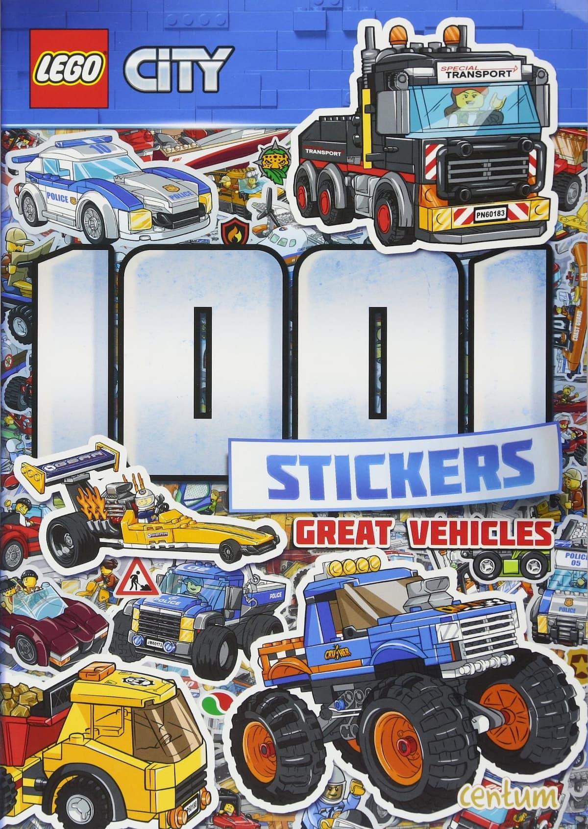 City: 1001 Stickers: Great Vehicles LEGO Activity Books set (#9781912564651-1, 2018)