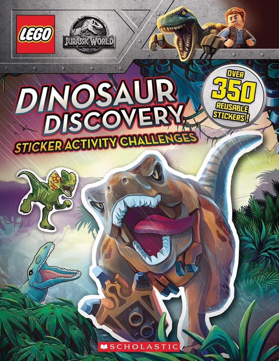 Jurassic World: Dinosaur Discovery - Sticker Activity Challenges LEGO set (#9781912707775-1)