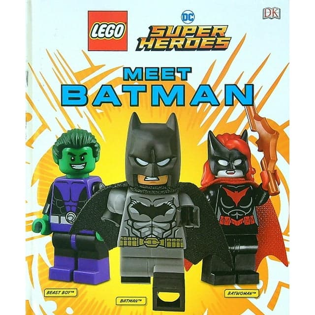 DC Comics Super Heroes: Meet Batman LEGO Non-fiction Books set (#9785001015352-1, 2018)