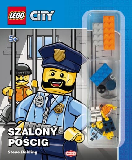 City: Szalony pościg LEGO Activity Books with LEGO Parts set (#9788325322700-1, 2016)