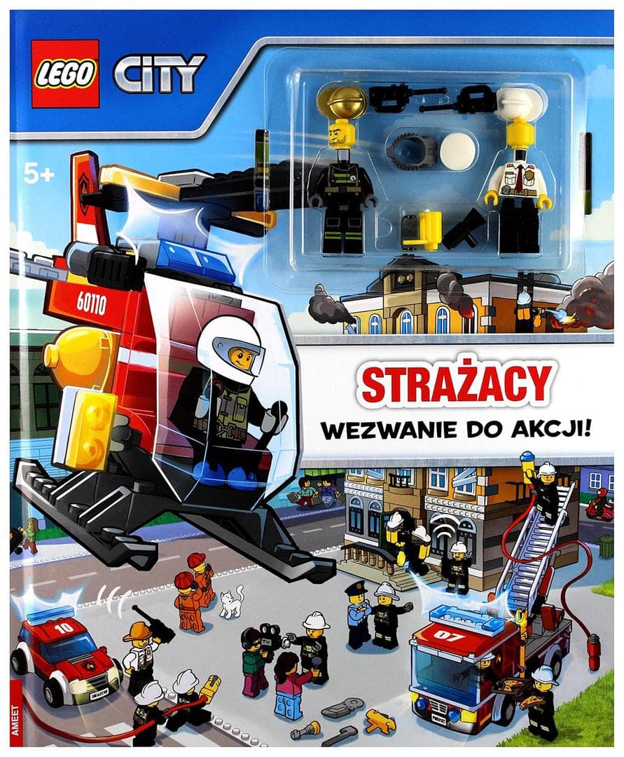 City: Strazacy Wezwanie do akcji LEGO Activity Books with LEGO Parts set (#9788325323721-1, 2016)
