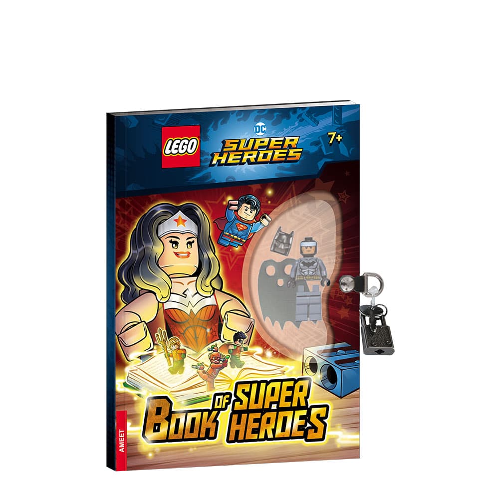 DC Comics Super Heroes: Book of Super Heroes LEGO Activity Books with LEGO Parts set (#9788325329389-1, 2018)
