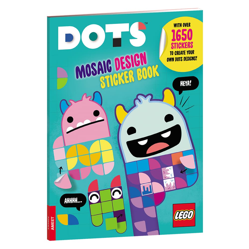 DOTS: Mosaic Design Sticker Book LEGO Activity Books set (#9788325336097-1, 2023)