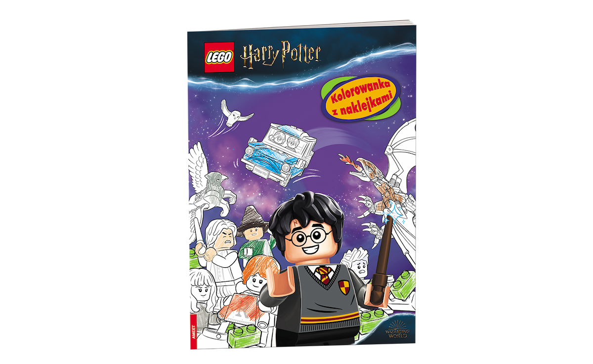 Harry Potter: Kolorowanka z Naklejkami LEGO set (#9788325336776-1)
