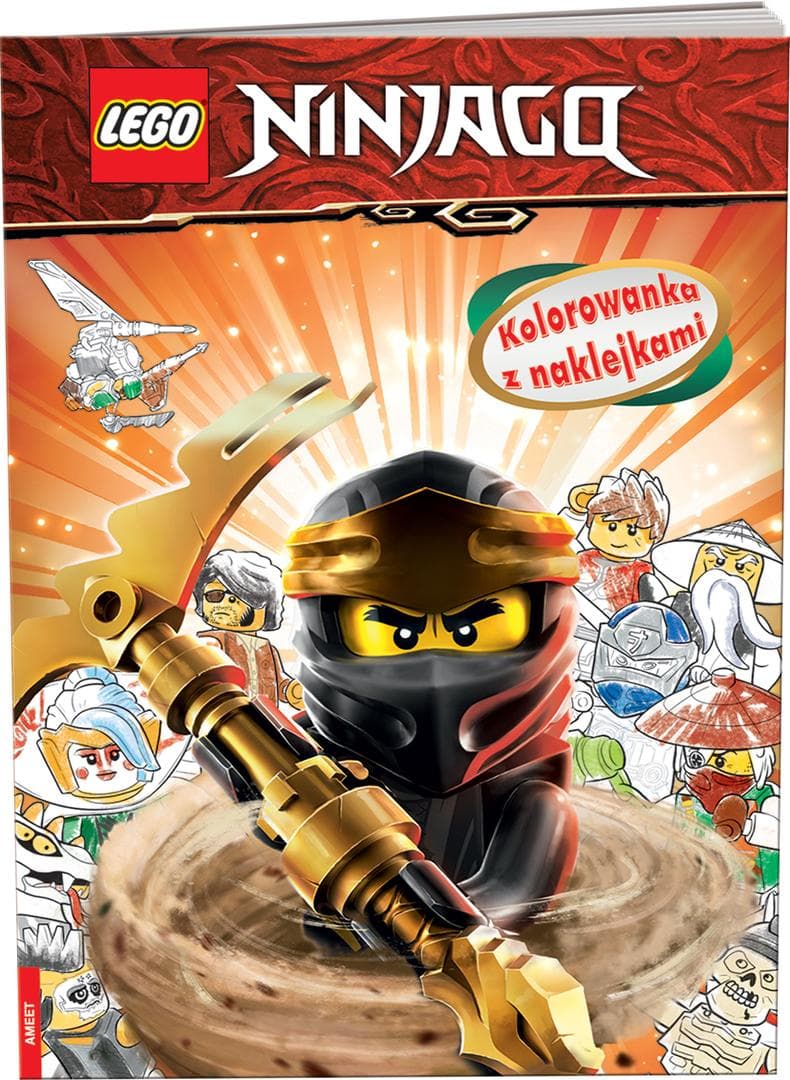 Ninjago: Kolorowanka z Naklejkami LEGO set (#9788325338879-1)
