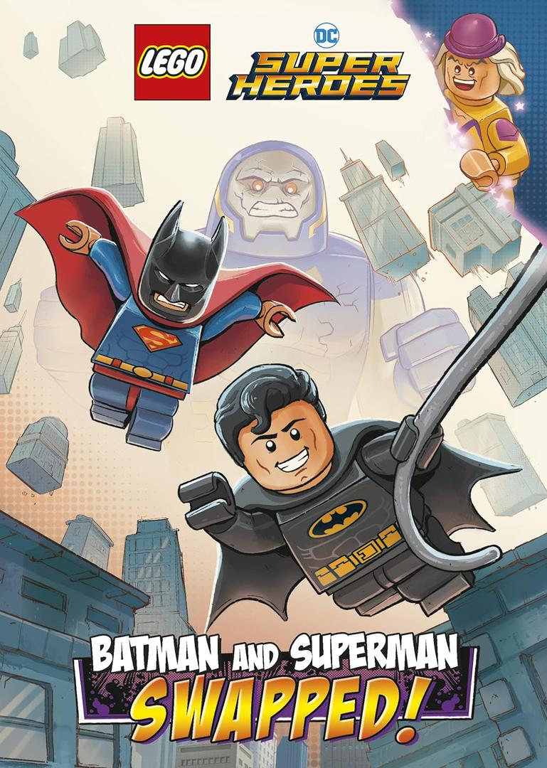 DC Comics Super Heroes: Batman and Superman Swapped! LEGO Story Books set (#9788325342128-1, 2023)